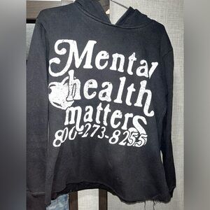 Mental Health Awareness Black Hoodie